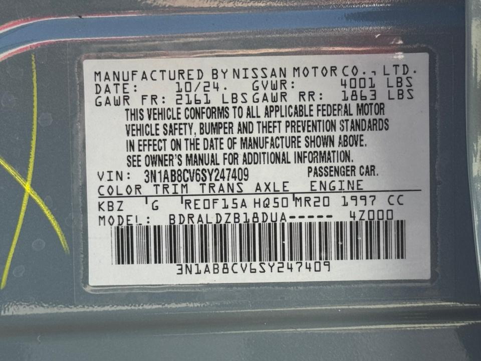 2025 Nissan Sentra SV