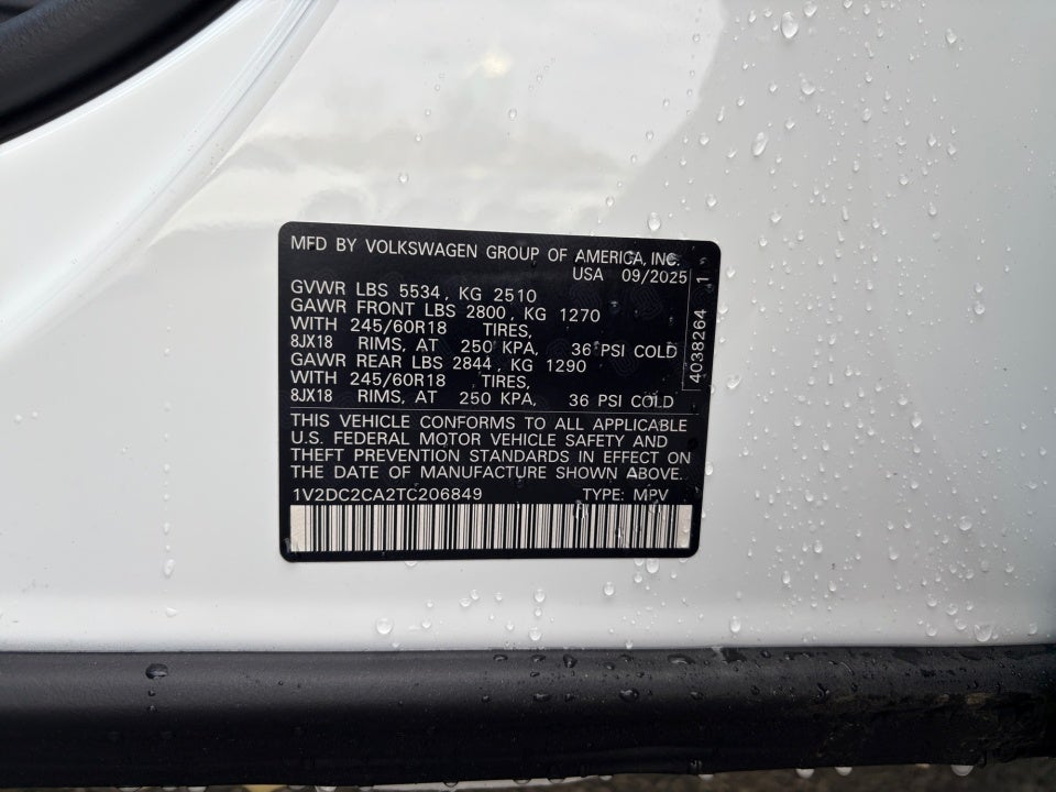 2026 Volkswagen Atlas Cross Sport SE