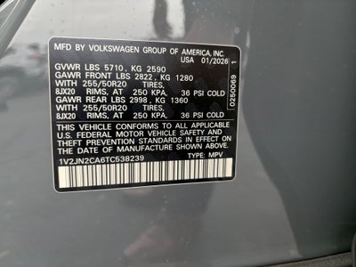 2026 Volkswagen Atlas SE with Technology