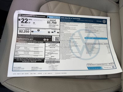 2026 Volkswagen Atlas SE with Technology