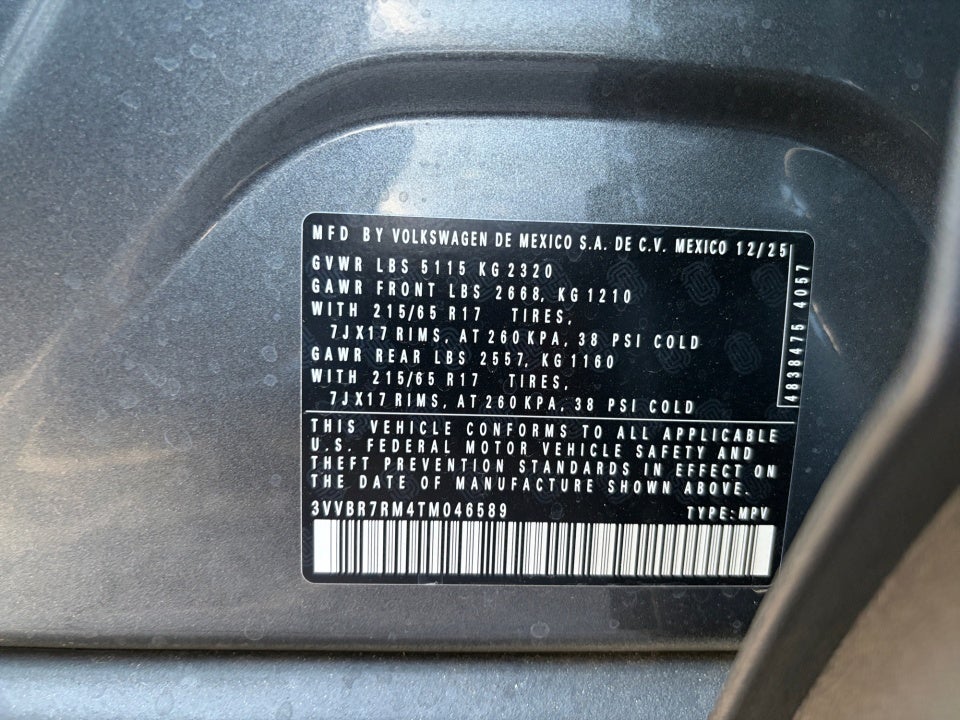 2026 Volkswagen Tiguan S