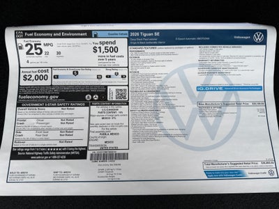 2026 Volkswagen Tiguan SE