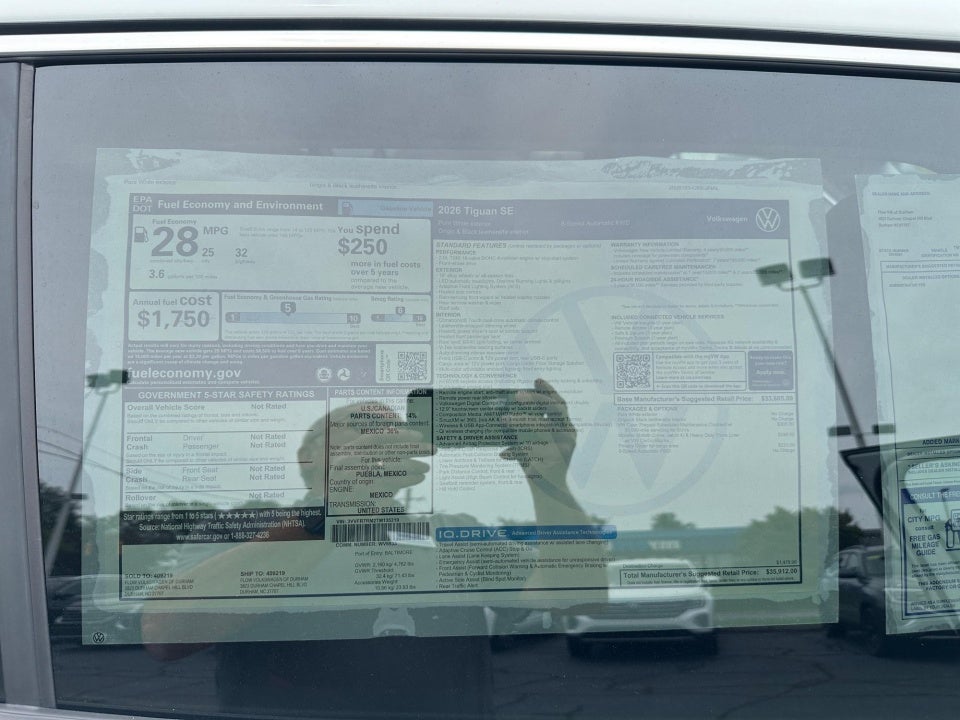 2026 Volkswagen Tiguan SE