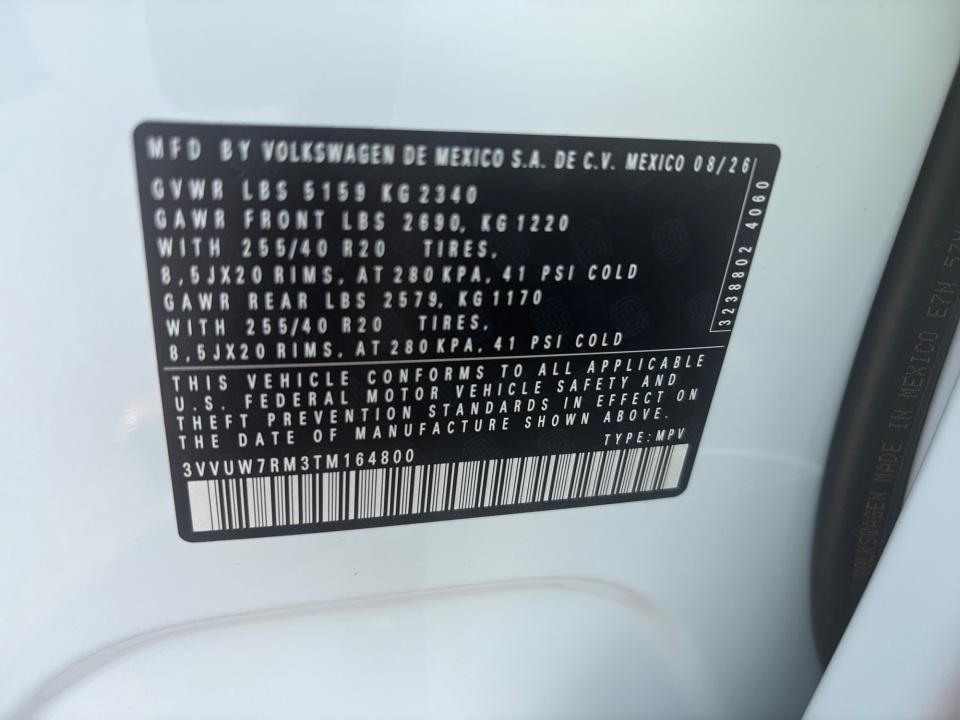2026 Volkswagen Tiguan SEL R-Line Turbo