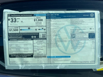2026 Volkswagen Jetta SE