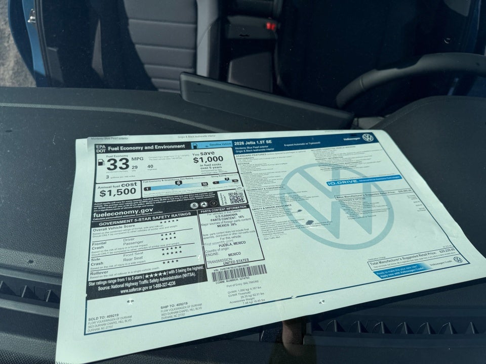 2026 Volkswagen Jetta SE