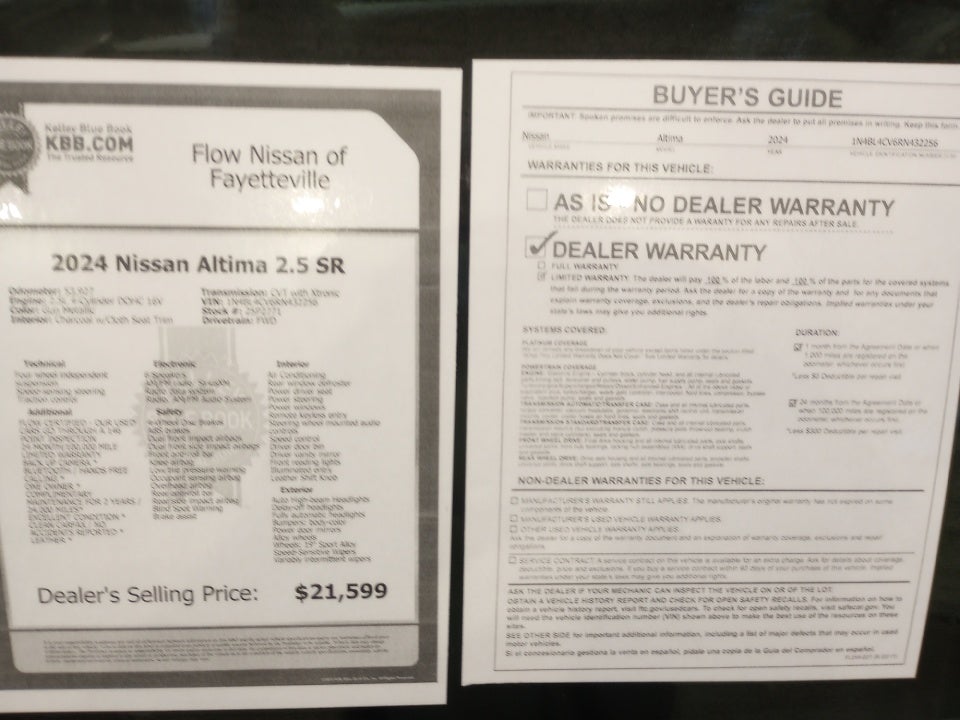 2024 Nissan Altima SR FWD