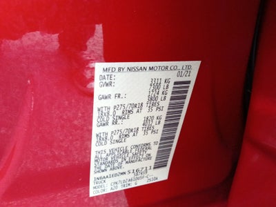 2021 Nissan TITAN Crew Cab PRO-4X 4x4