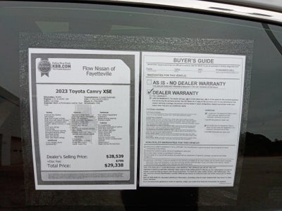 2023 Toyota Camry XSE