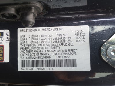 2019 Honda CR-V EX-L