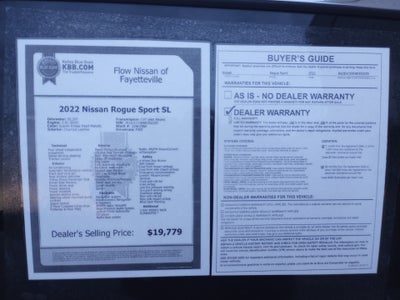 2022 Nissan Rogue Sport SL FWD Xtronic CVT