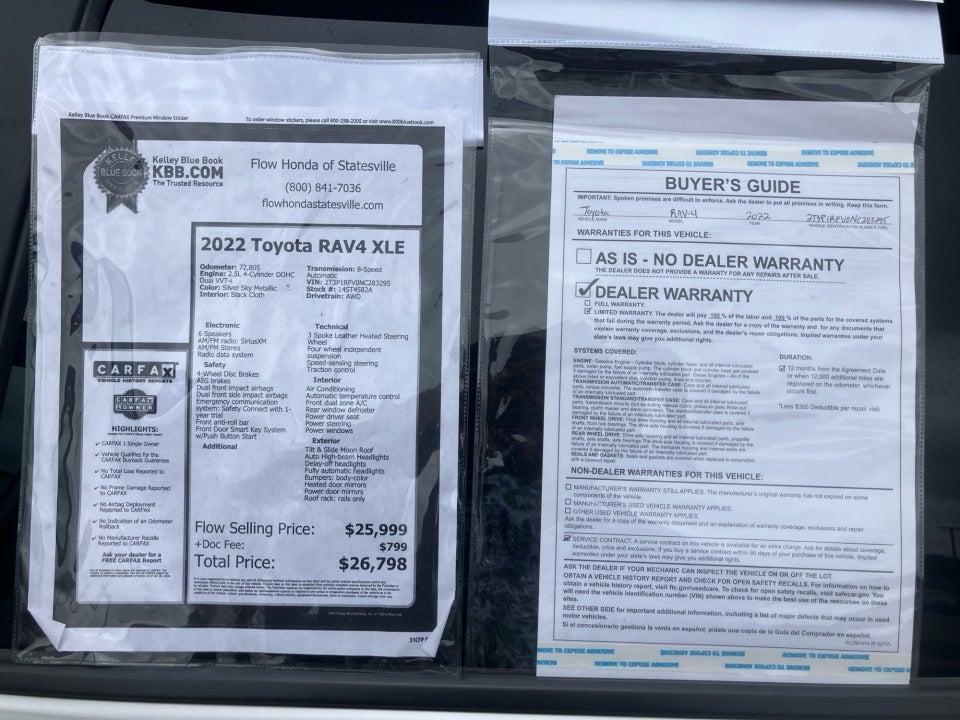 2022 Toyota RAV4 XLE