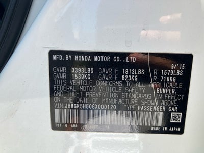 2016 Honda Fit LX