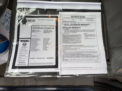 2016 Nissan Frontier SL