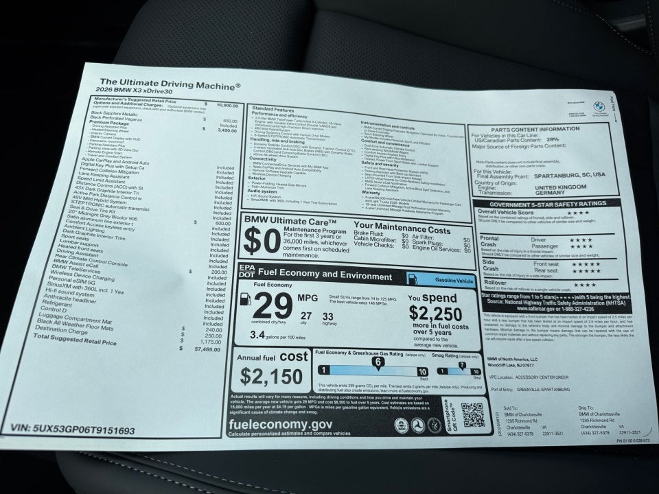 2026 BMW X3 30 xDrive
