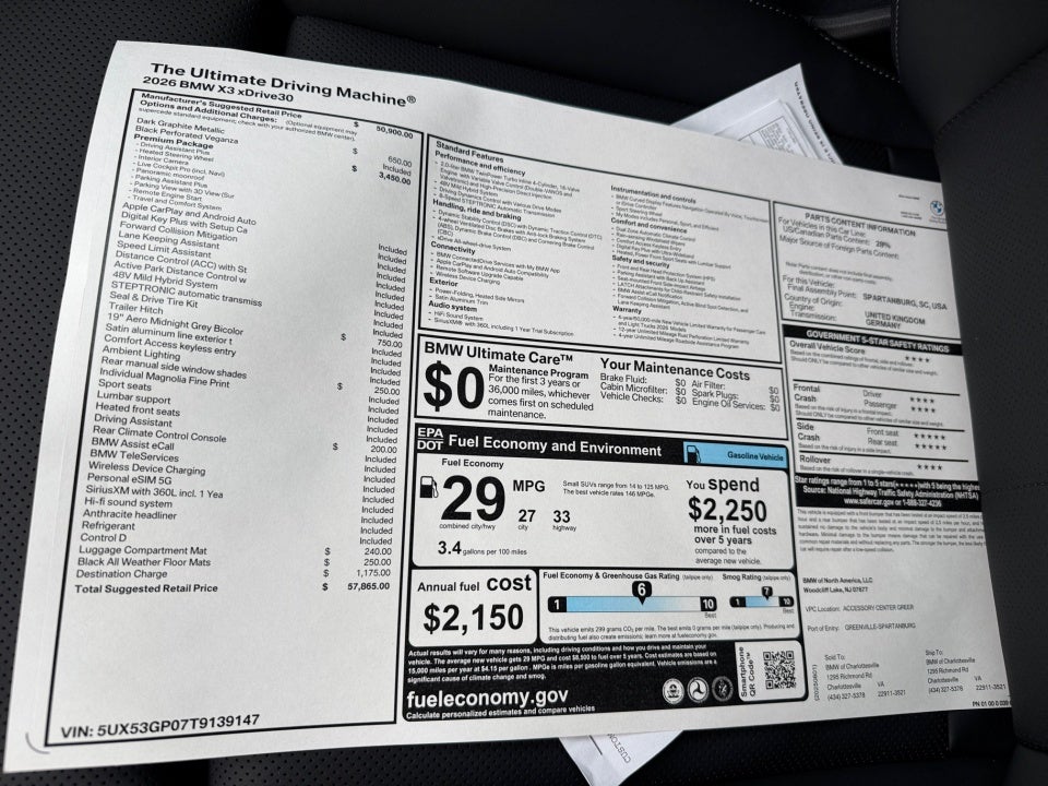2026 BMW X3 30 xDrive