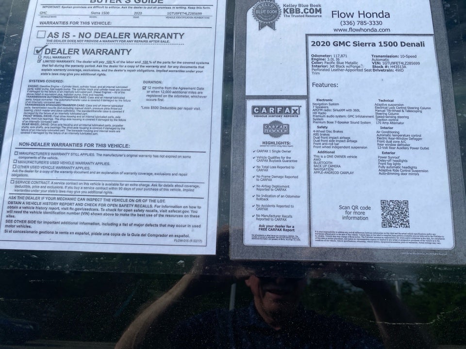 2020 GMC Sierra 1500 4WD Crew Cab Short Box Denali