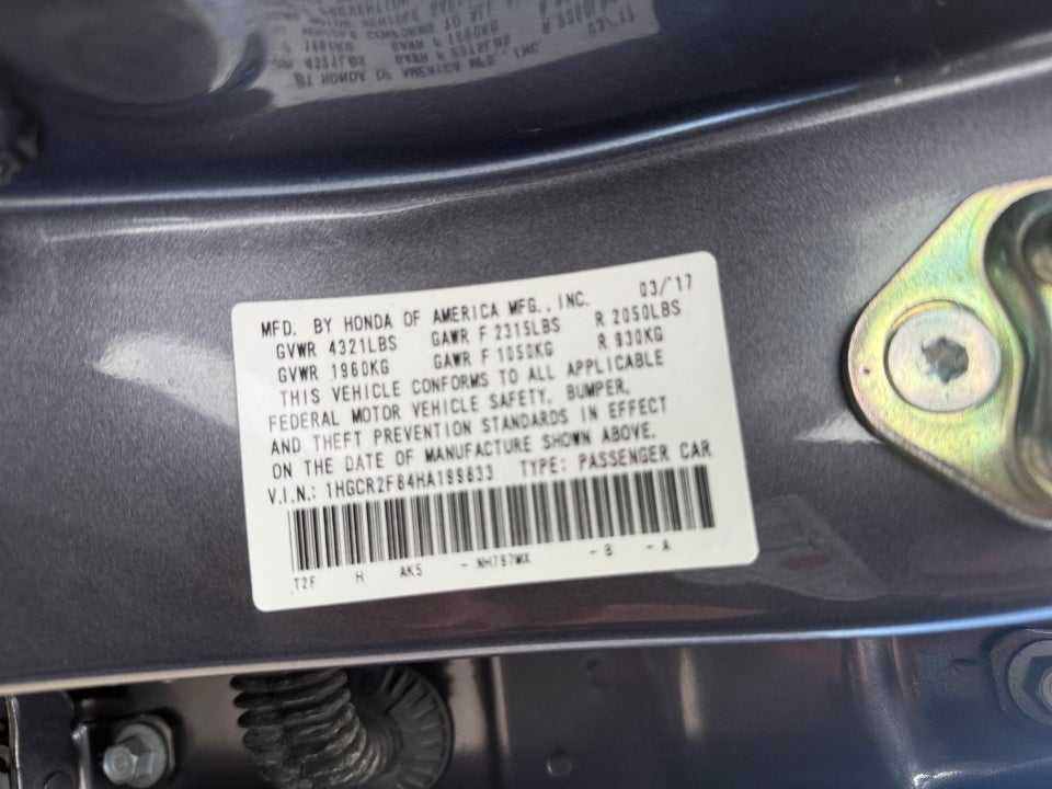 2017 Honda Accord EX-L