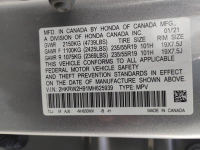 2021 Honda CR-V AWD Touring