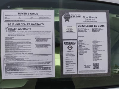 2022 Lexus ES 300h ES 300h