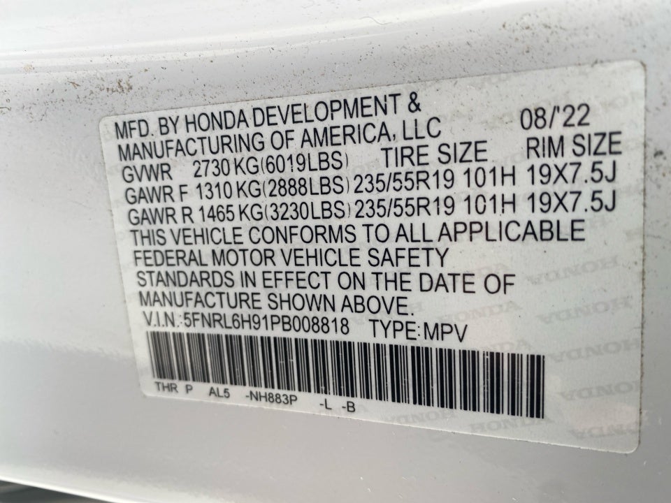 2023 Honda Odyssey Elite