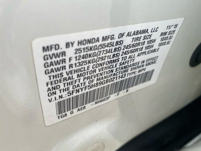 2016 Honda Pilot EX-L