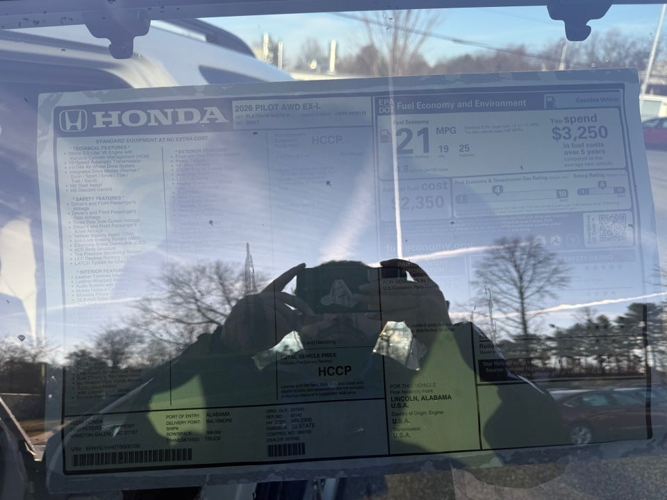 2026 Honda Pilot EX-L