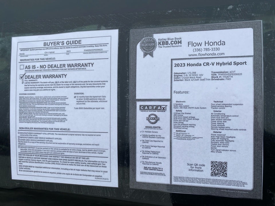 2023 Honda CR-V Hybrid Sport