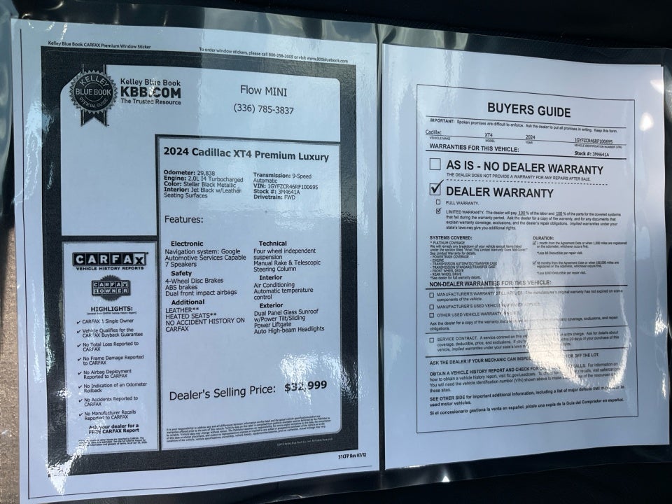 2024 Cadillac XT4 FWD Premium Luxury