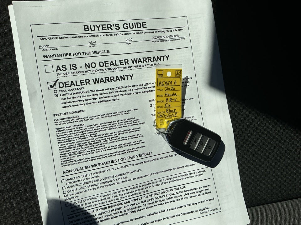 2020 Honda HR-V AWD EX