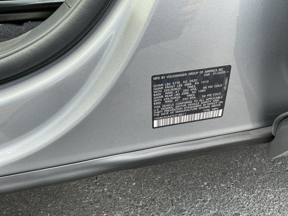 2026 Volkswagen Atlas Cross Sport SEL R-Line Black