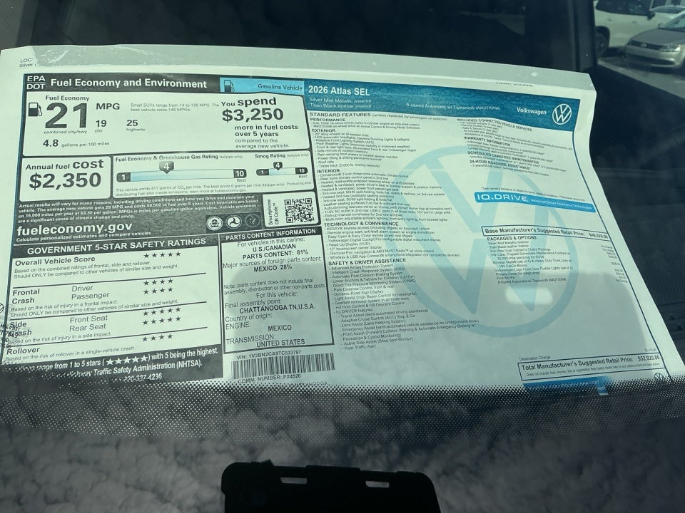 2026 Volkswagen Atlas SEL