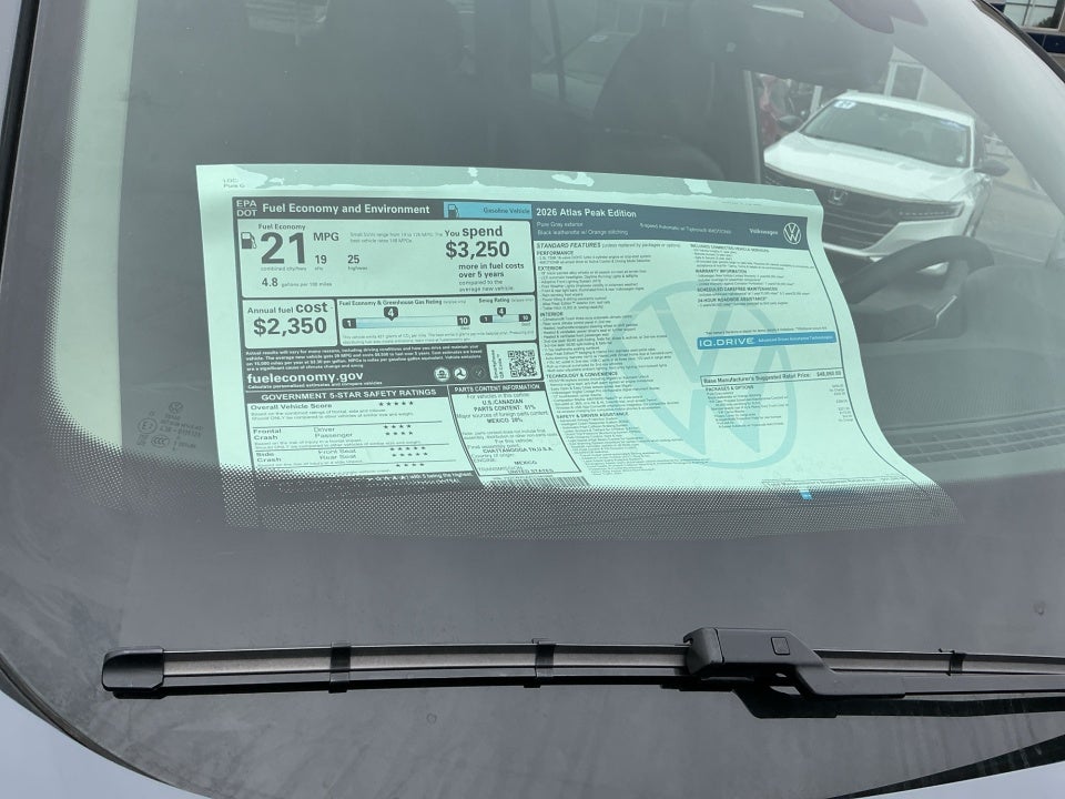 2026 Volkswagen Atlas Peak Edition