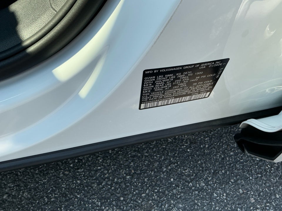 2026 Volkswagen Atlas Peak Edition