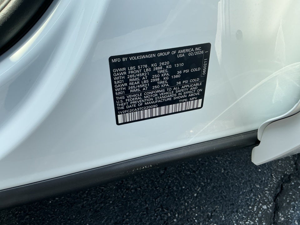 2026 Volkswagen Atlas Cross Sport SEL Premium R-Line