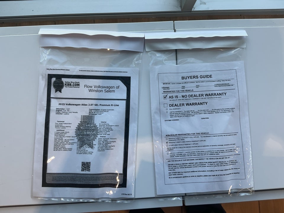 2025 Volkswagen Atlas 2.0T SEL Premium R-Line