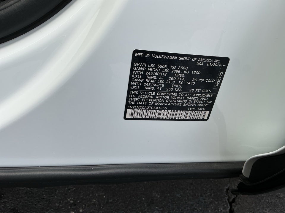 2026 Volkswagen Atlas SE