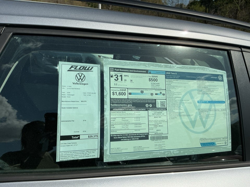 2026 Volkswagen Taos S