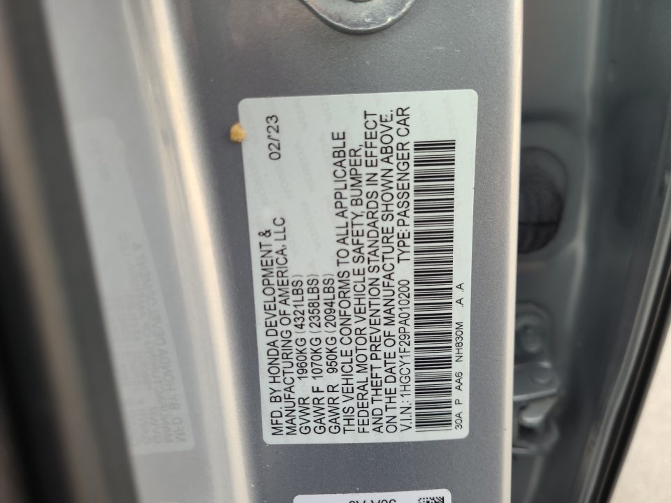 2023 Honda Accord LX