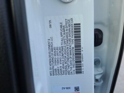 2025 Honda Accord Hybrid Touring