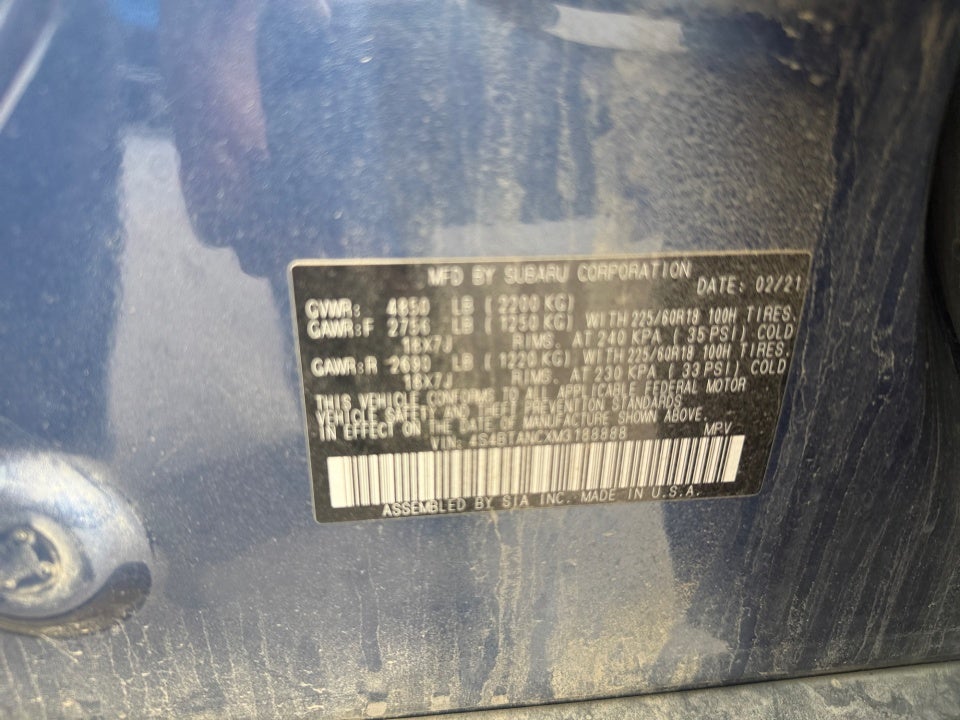2021 Subaru Outback Limited