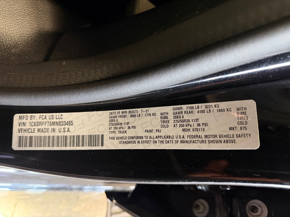 2021 RAM 1500 Big Horn Crew Cab 4x4 5'7" Box