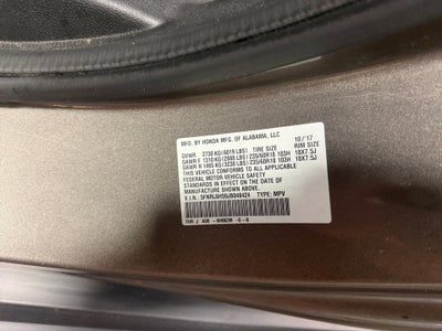 2018 Honda Odyssey EX