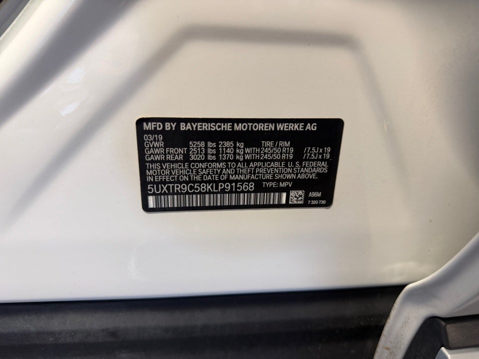 2019 BMW X3 xDrive30i