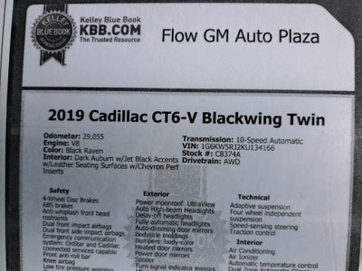 2019 Cadillac CT6-V Blackwing