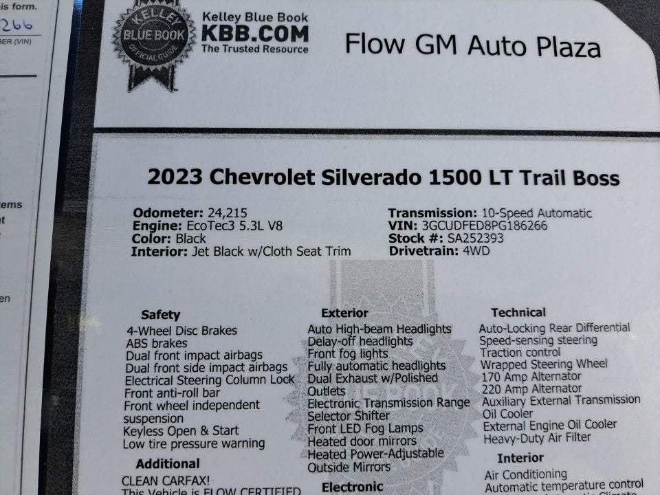 2023 Chevrolet Silverado 1500 4WD Crew Cab Short Bed LT Trail Boss