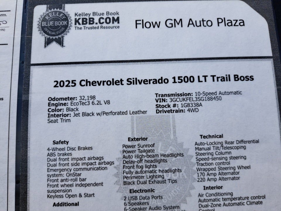 2025 Chevrolet Silverado 1500 LT Trail Boss
