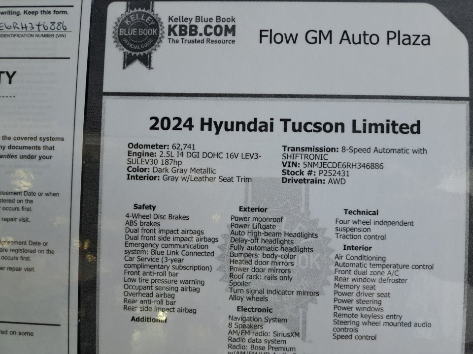 2024 Hyundai Tucson Limited