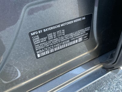 2019 BMW 740i 740i