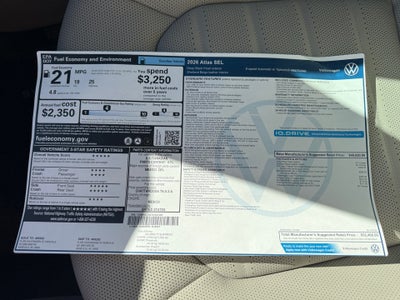 2026 Volkswagen Atlas SEL